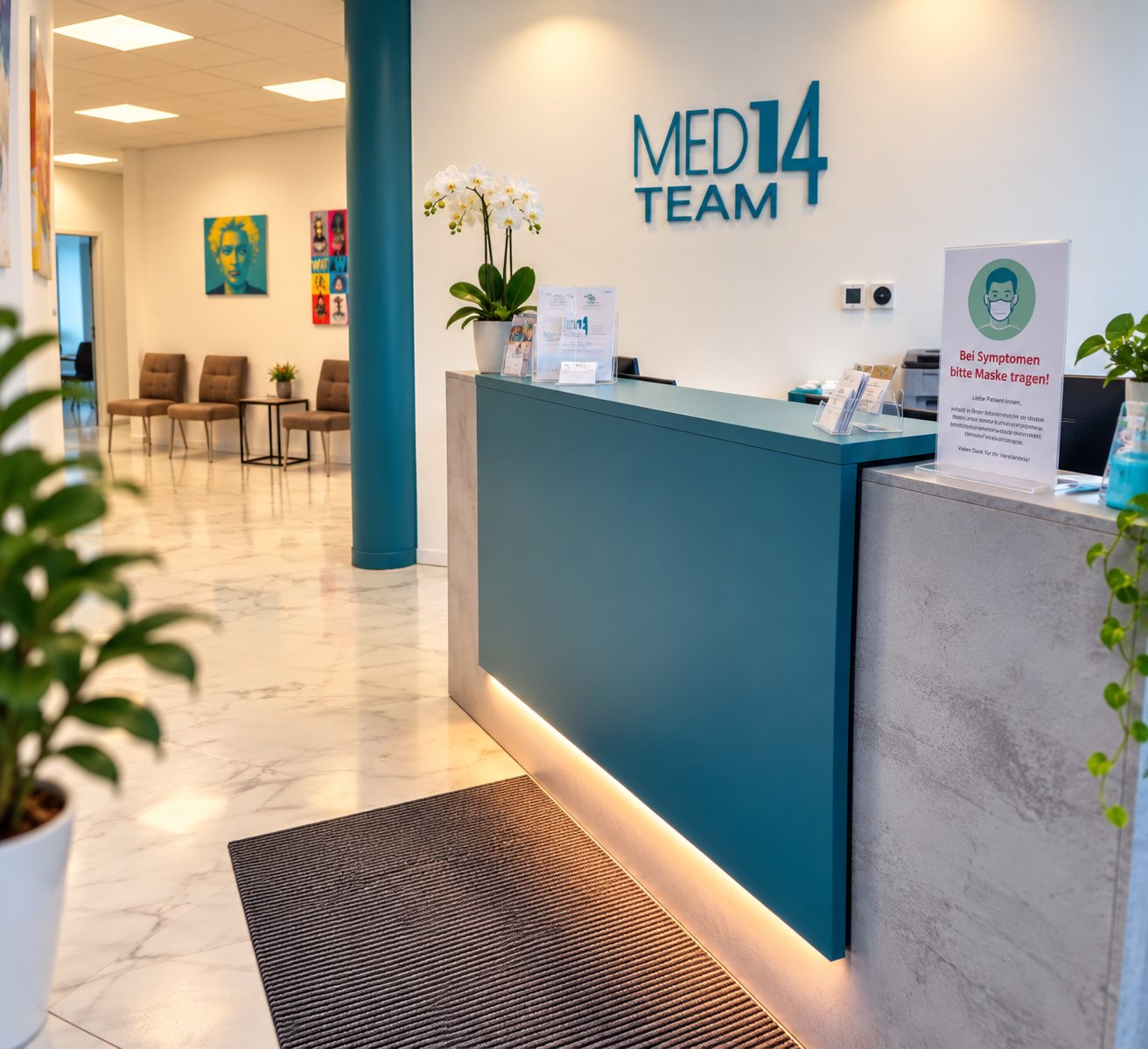 voll ausgestattete Ordination im Wahlarztzentrum Medteam 14, stunden-, tage- oder wochenweise, 1140 Wien